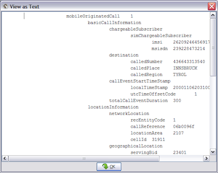 CDR(s) View View as text Menu